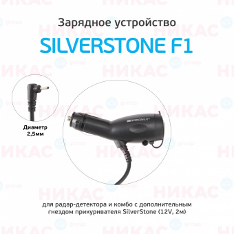 Зарядное устройство для SilverStone F1 HYBRID DBL-25 (12V, штекер 2,5мм)